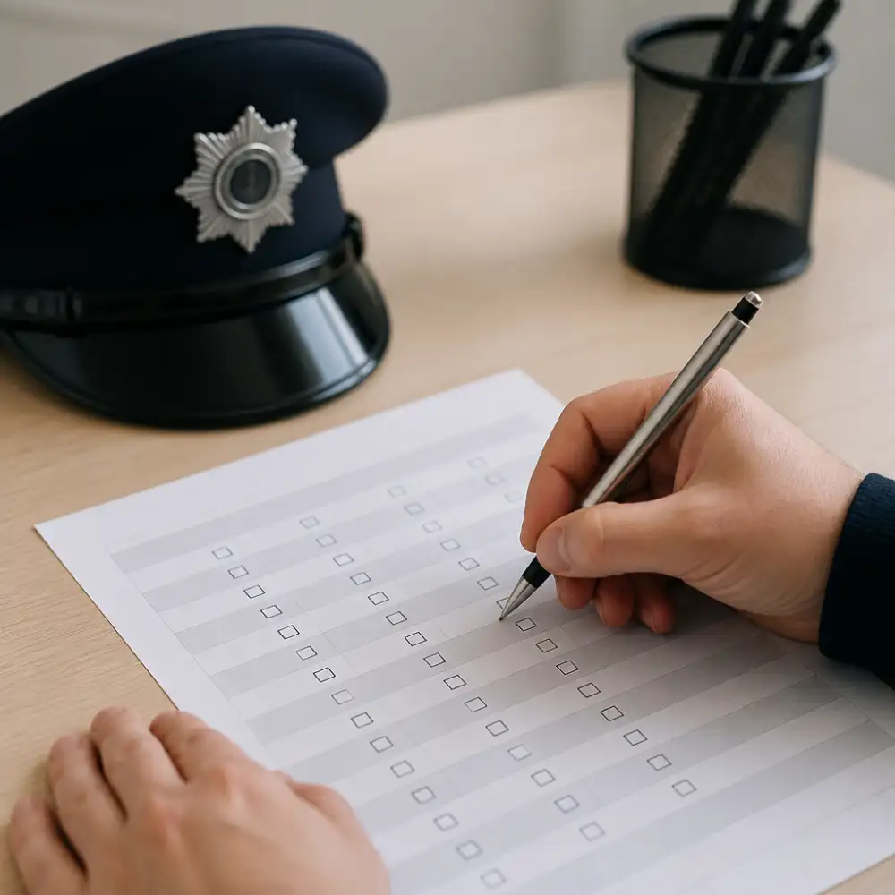 psychotesty policie otázky